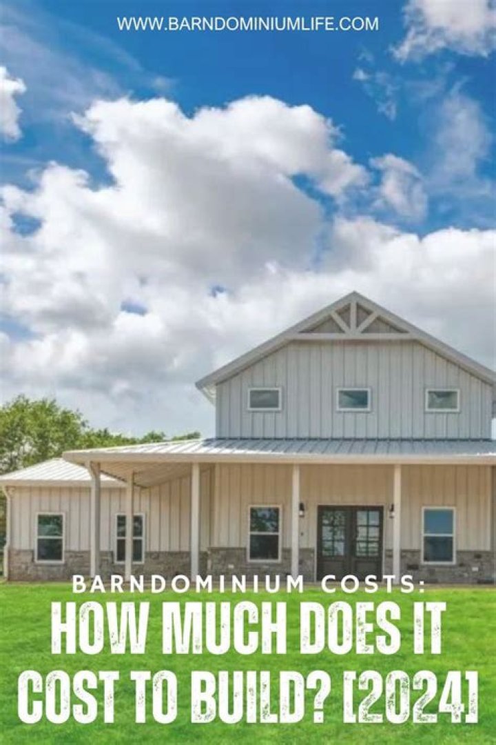 How much does a finished Barndominium cost