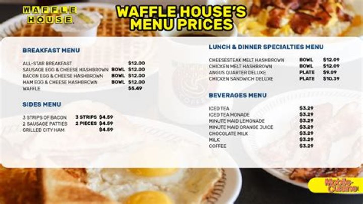 How much does a waffle from Waffle House cost