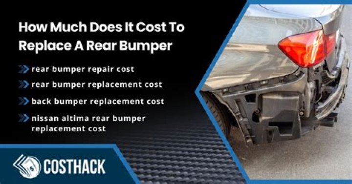 How much does bumper replacement cost
