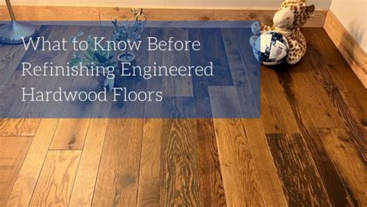 How much does it cost to have engineered hardwood floors refinished