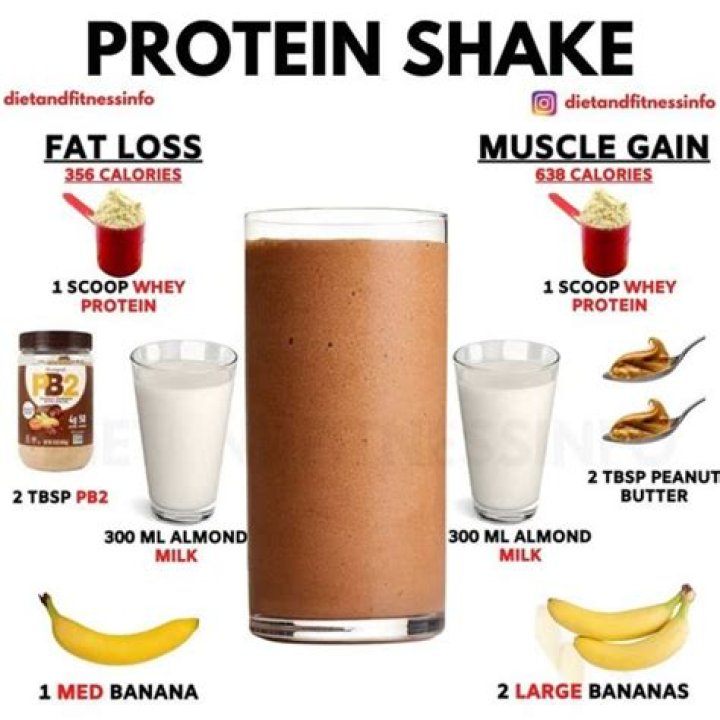 How much fat is in a protein shake