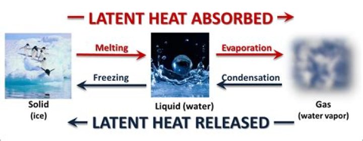 How much heat is absorbed by the water