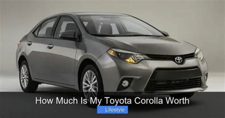How much is a 2017 Corolla worth