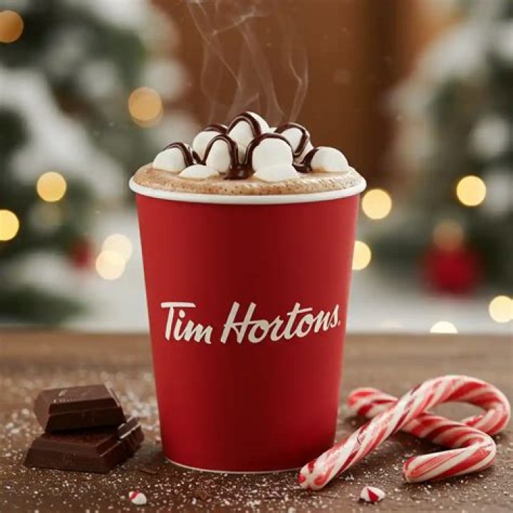 How much is a large frozen hot chocolate at Tim Hortons