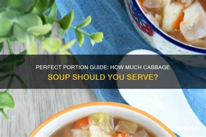 How much is a serving of cabbage