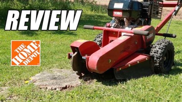How much is a stump grinder at Home Depot