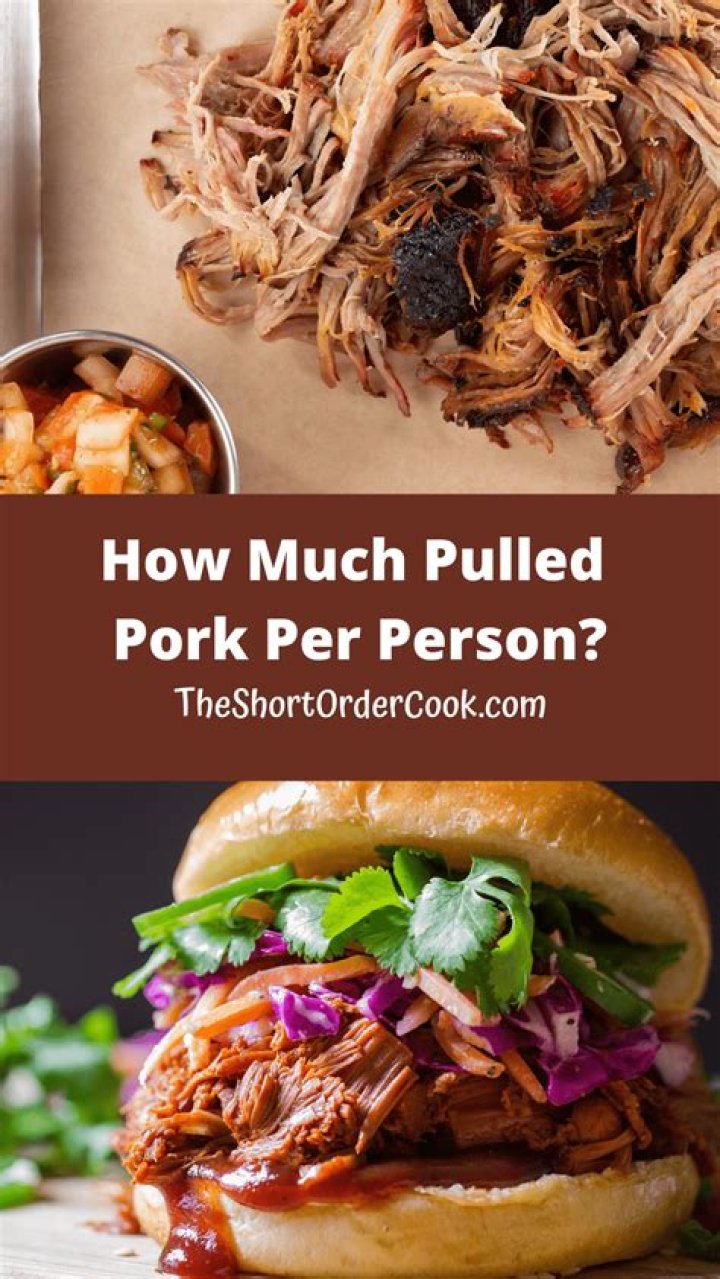 How much is pulled pork