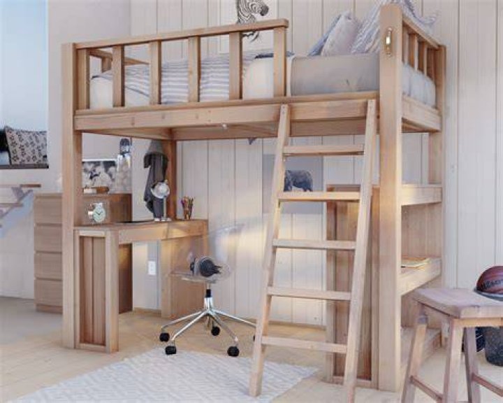 How much space is needed for a loft bed