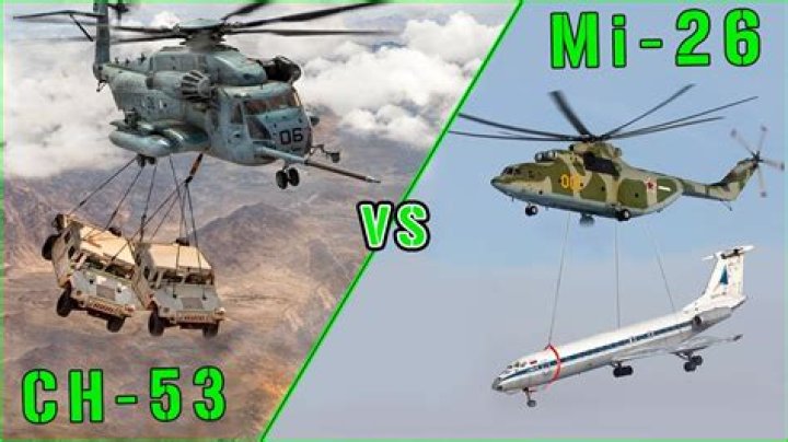 How much weight can a ch53 carry