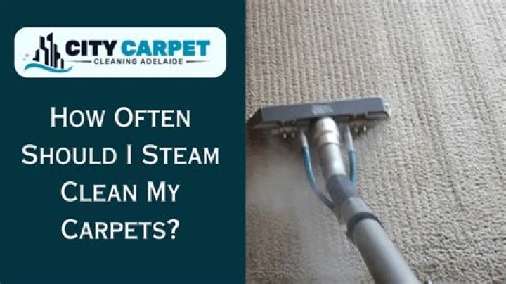 How often should you have carpets cleaned