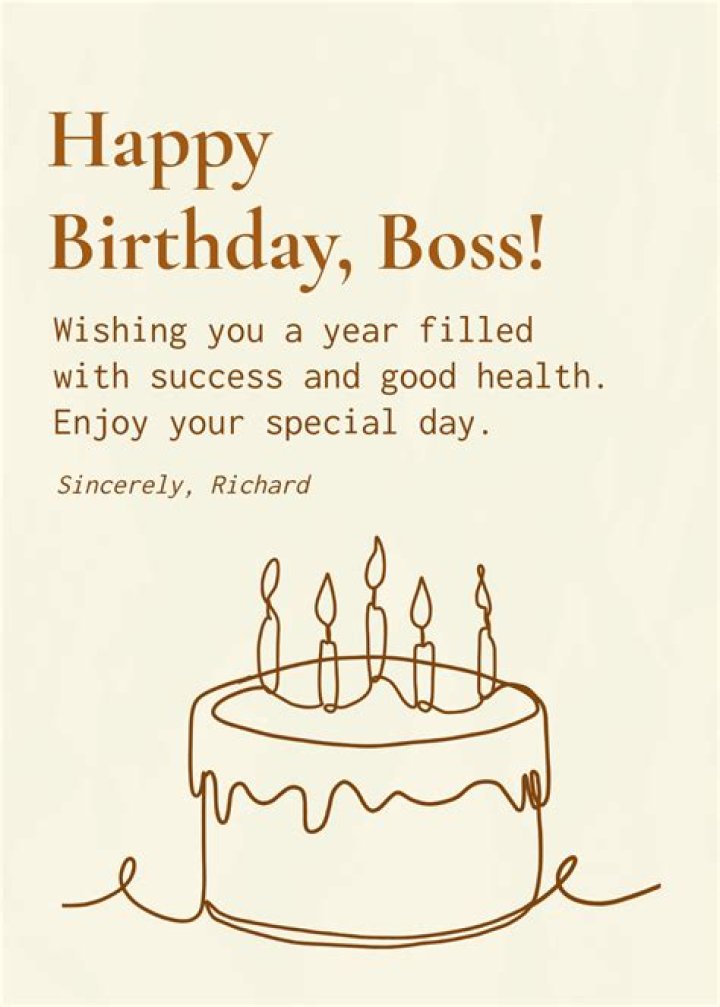 How should I celebrate my boss birthday
