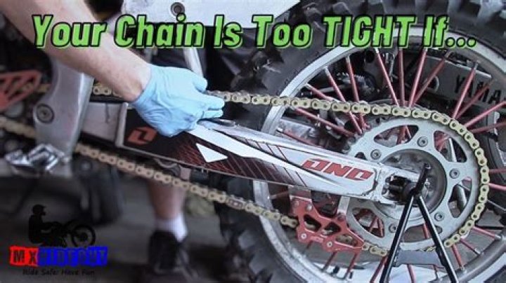 How tight should GSXR chain be