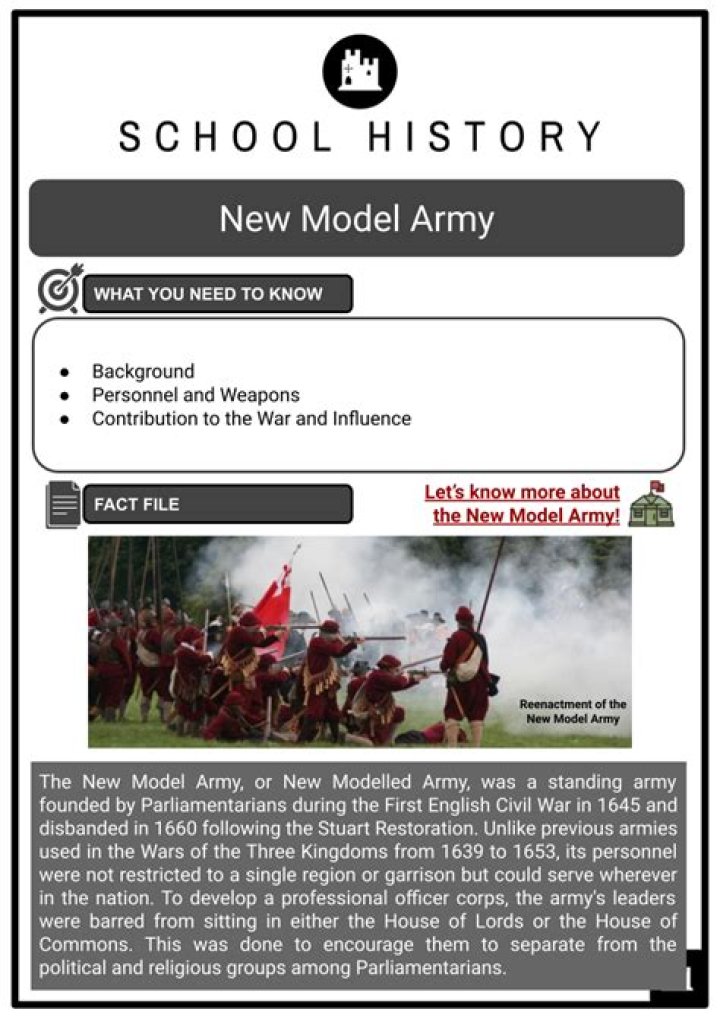 How was the New Model Army different