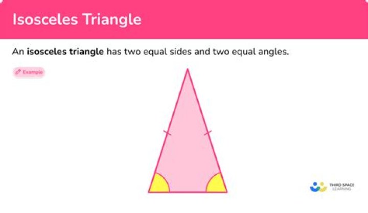 Is an isosceles triangle a right triangle