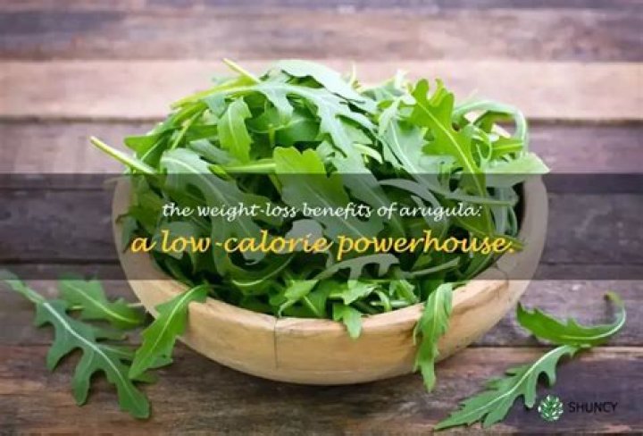 Is arugula good for weight loss