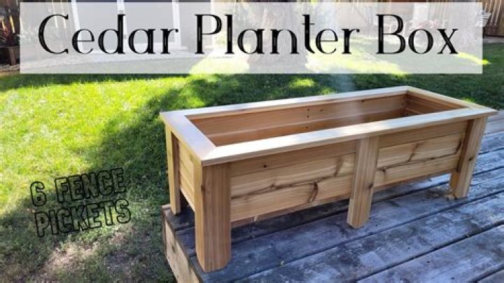 Is Cedar good for planter boxes