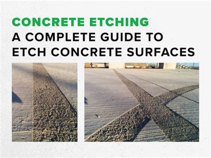 Is etching new concrete necessary