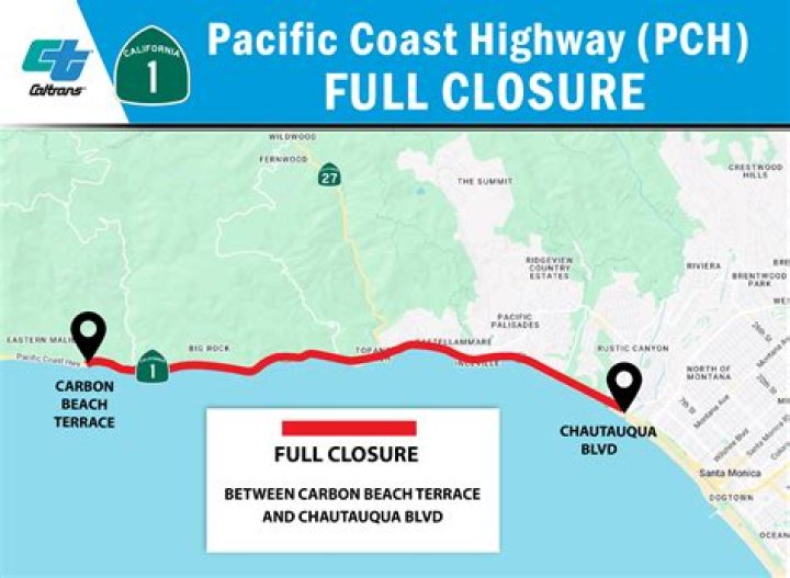 Is Highway 1 closed near Big Sur