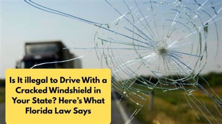 Is it illegal to have a cracked windshield in PA