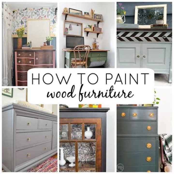 Is it OK to spray paint wood furniture