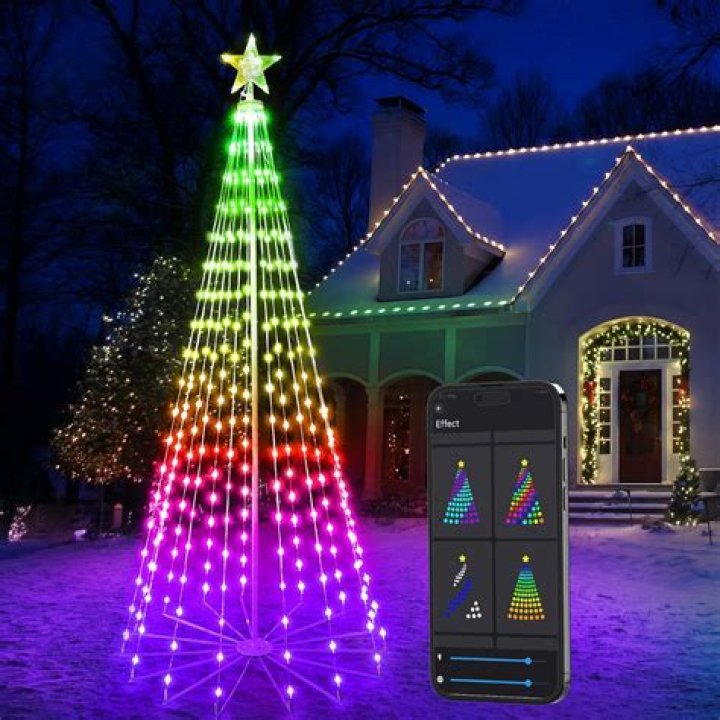 Is it safe to leave Christmas lights on a fake tree