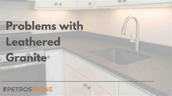 Is leathered granite sealed