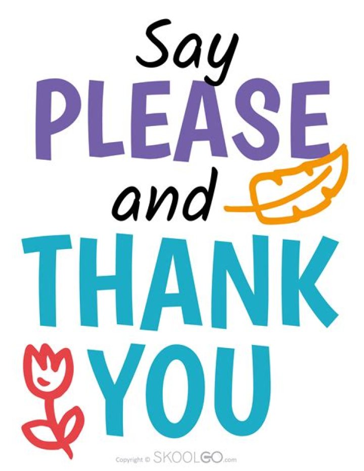 Is not saying thank you disrespectful