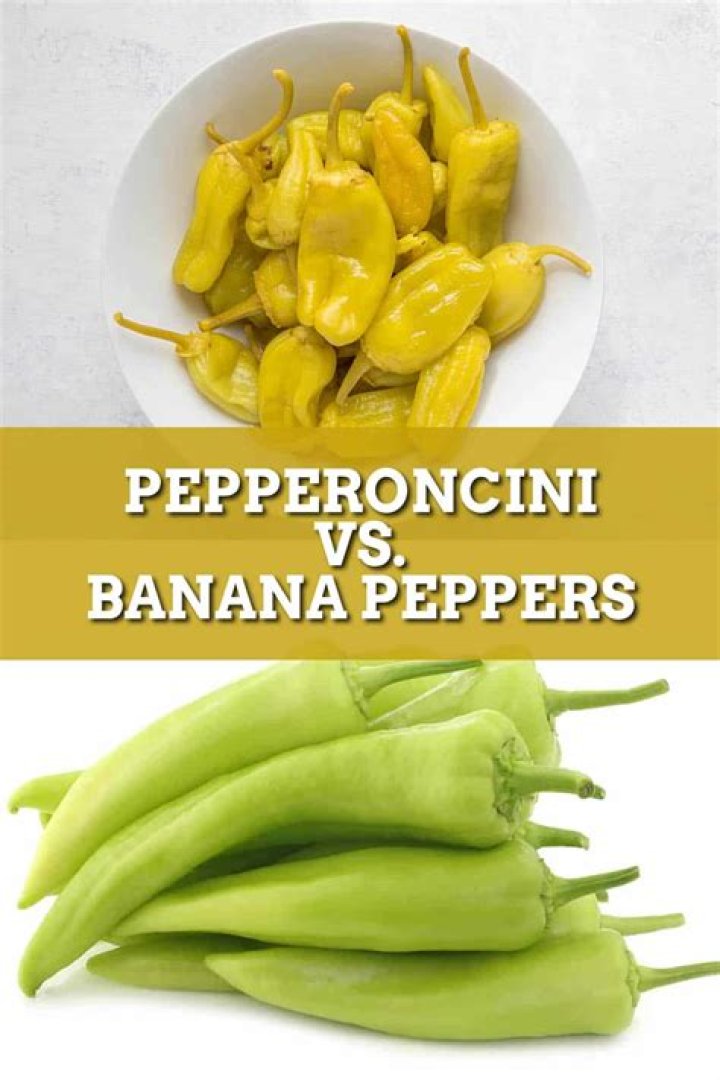 Is pepperoncini the same as banana peppers