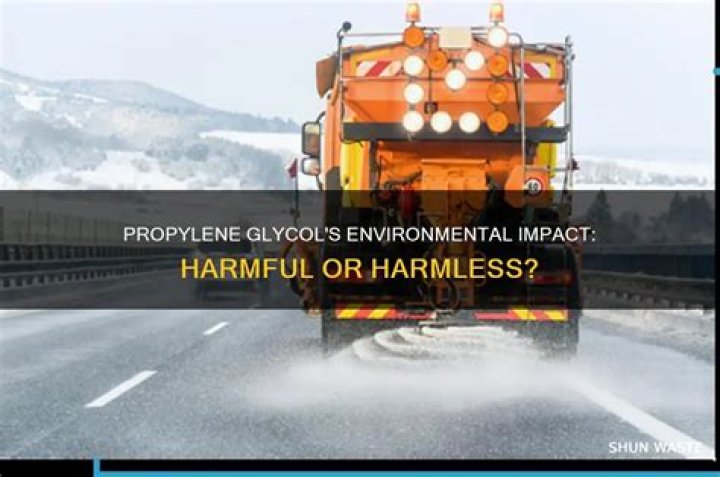 Is propylene glycol bad for the environment
