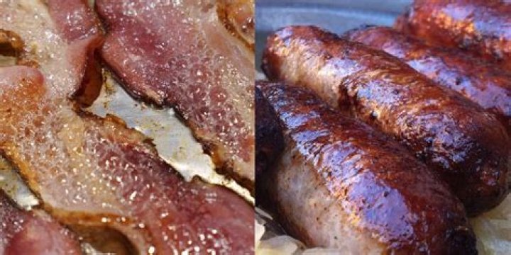 Is Sausage healthier than bacon