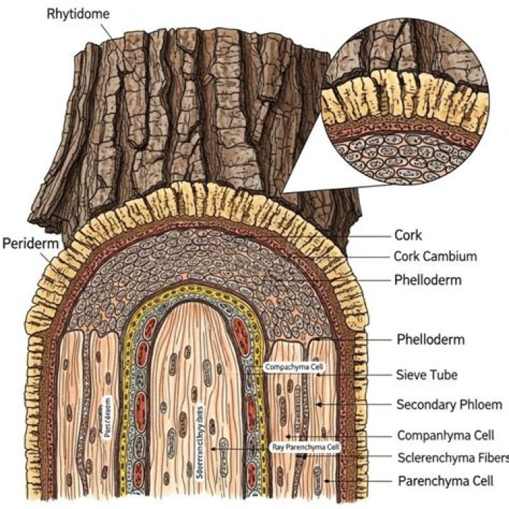 Is secondary phloem bark