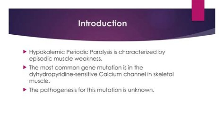 Is there a cure for periodic paralysis