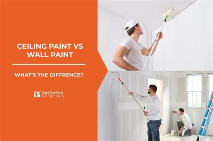 Is there a difference between ceiling paint and flat paint