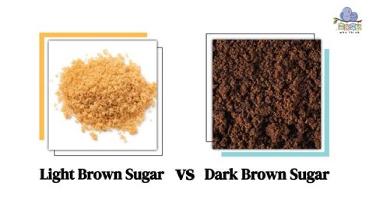 Is there a difference between dark brown sugar and light brown sugar