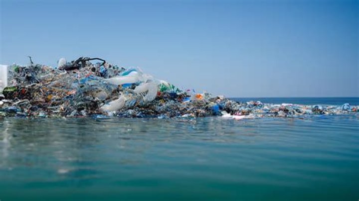 Is there a floating island of plastic