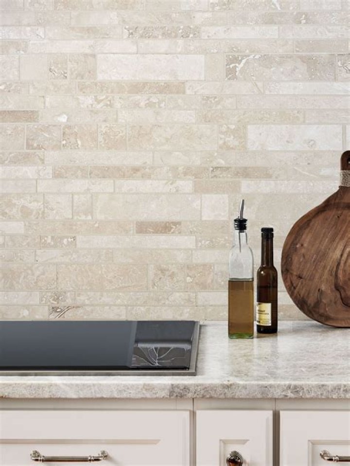 Is travertine good for backsplash