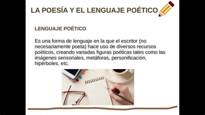 ¿Qué es el lenguaje poético Wikipedia