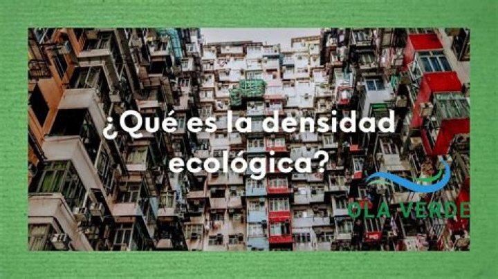 ¿Qué es la densidad ecológica