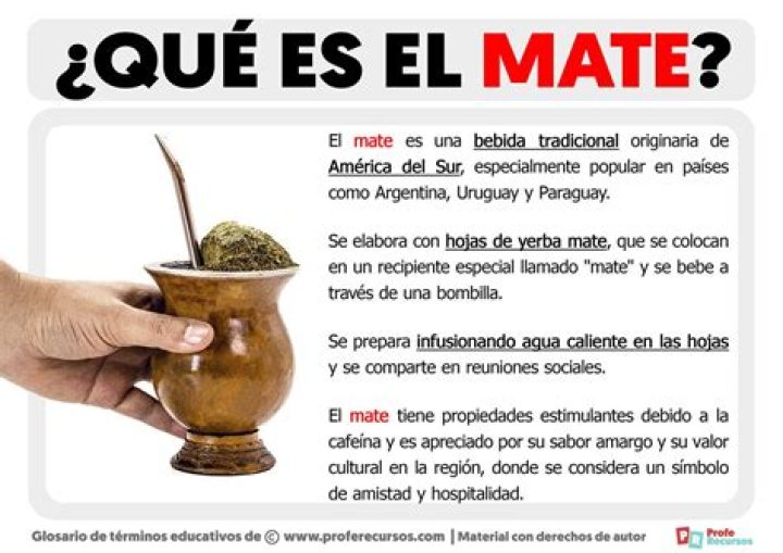 ¿Qué tipo de bebida es el mate
