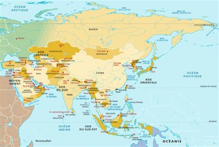 Quels sont les pays de lAsie et leurs capitales