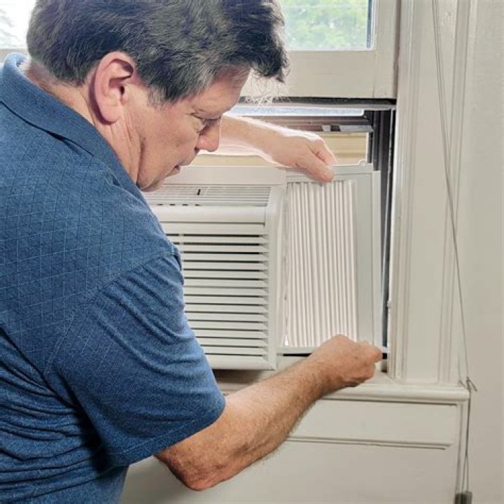 Should a window AC unit be level