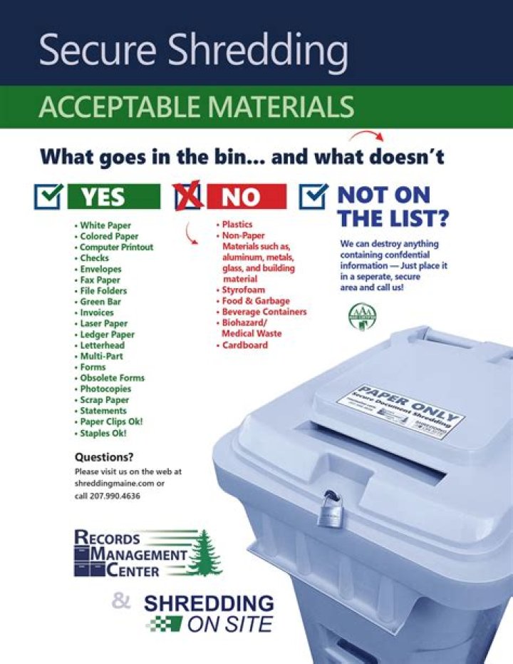 Should address labels be shredded