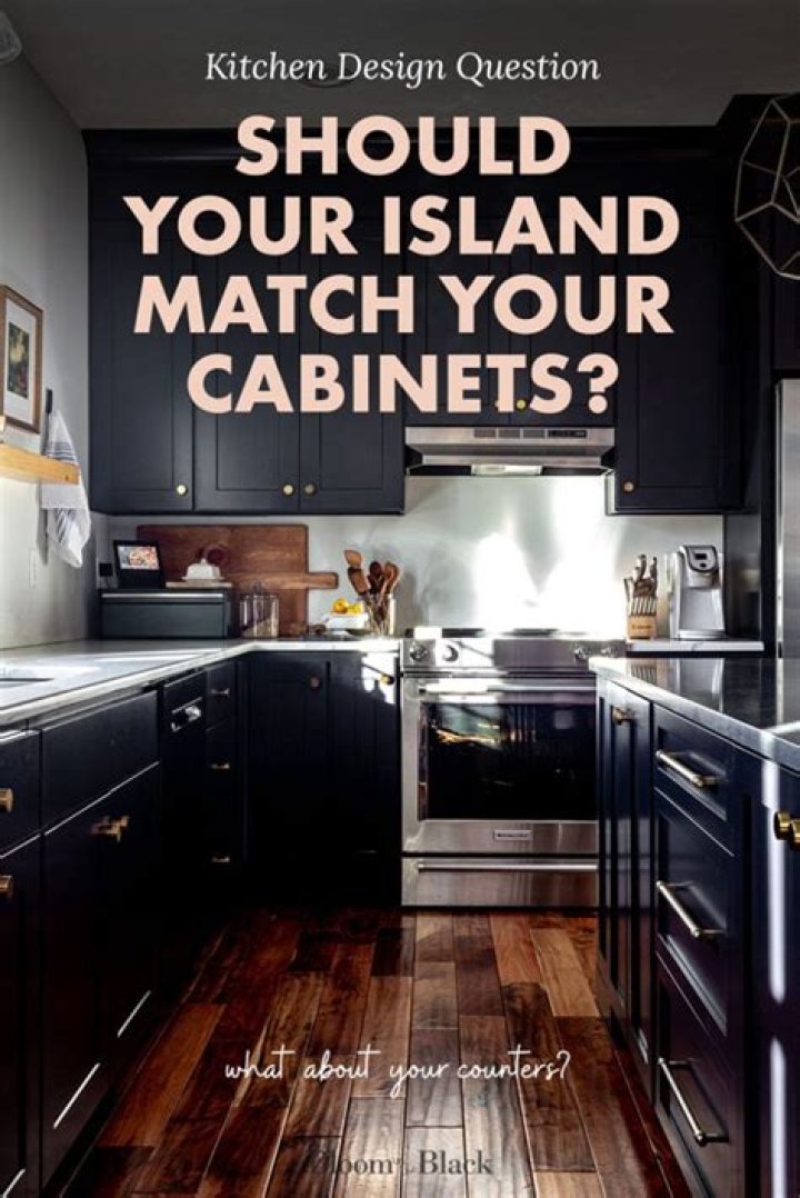 Should my island match my cabinets