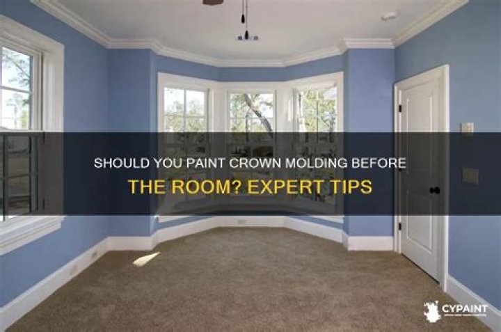 Should you paint crown molding