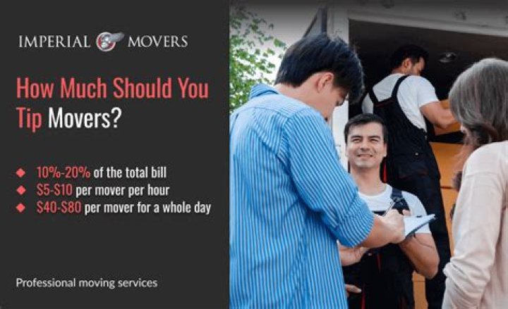 Should you tip movers