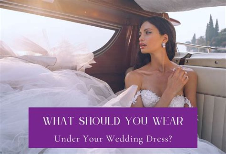 Should you wear a bra under your wedding dress