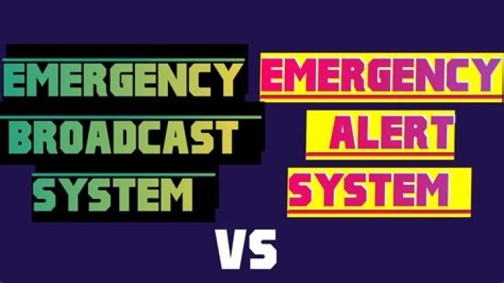 Was there an emergency broadcast today