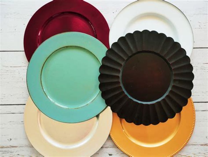 What are charger plates made of