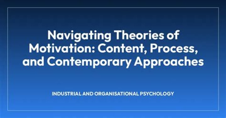 What are content and process theories of motivation