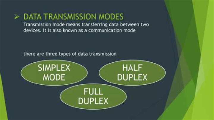 What are data transmission modes